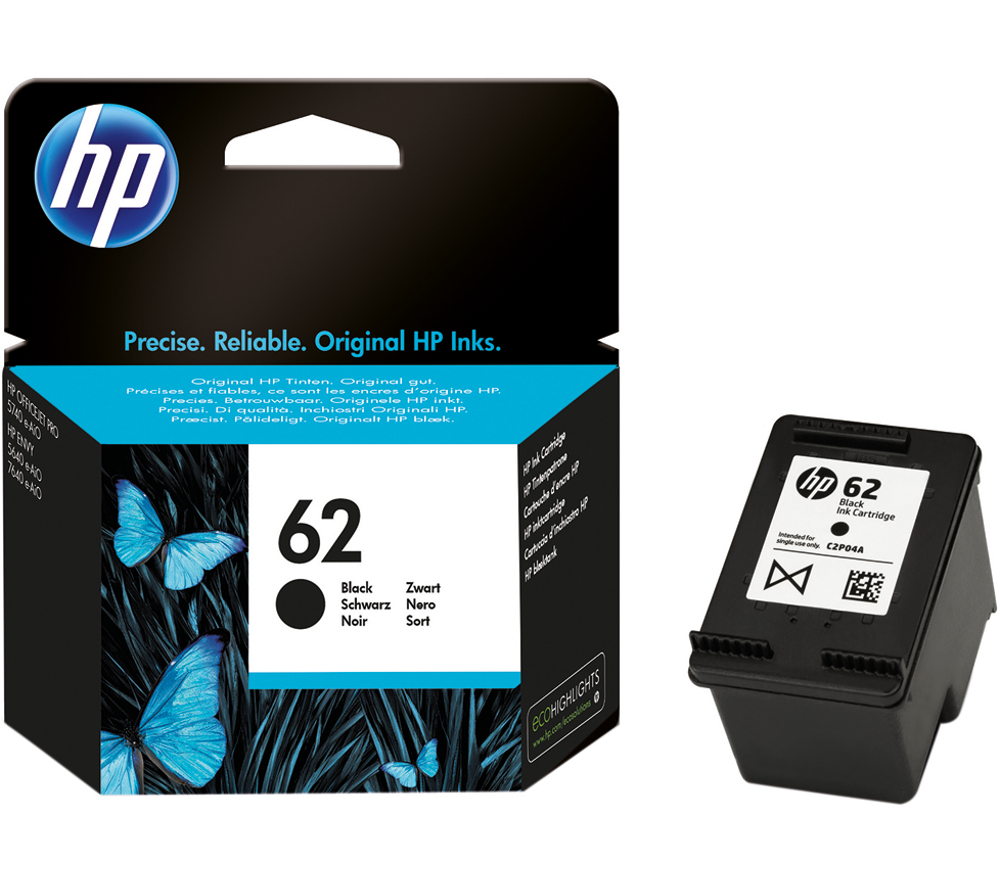 HP No 62 Black (C2P04AE) | Just Ink and Paper