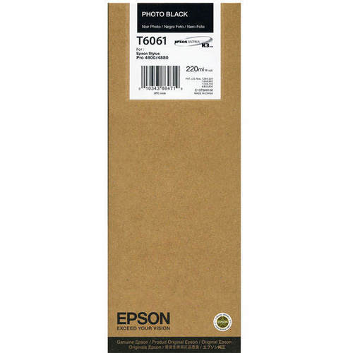 Epson T6061 Photo Black | Just Ink and Paper