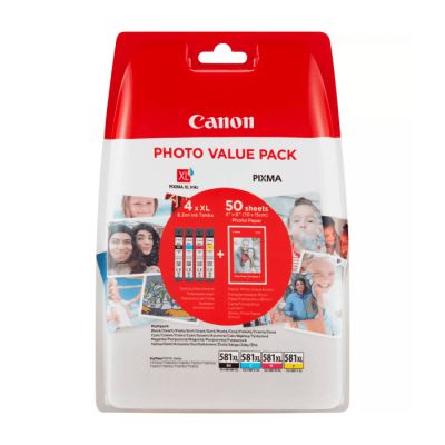Canon CLI-581 XL BK/C/M/Y Photo Value Pack